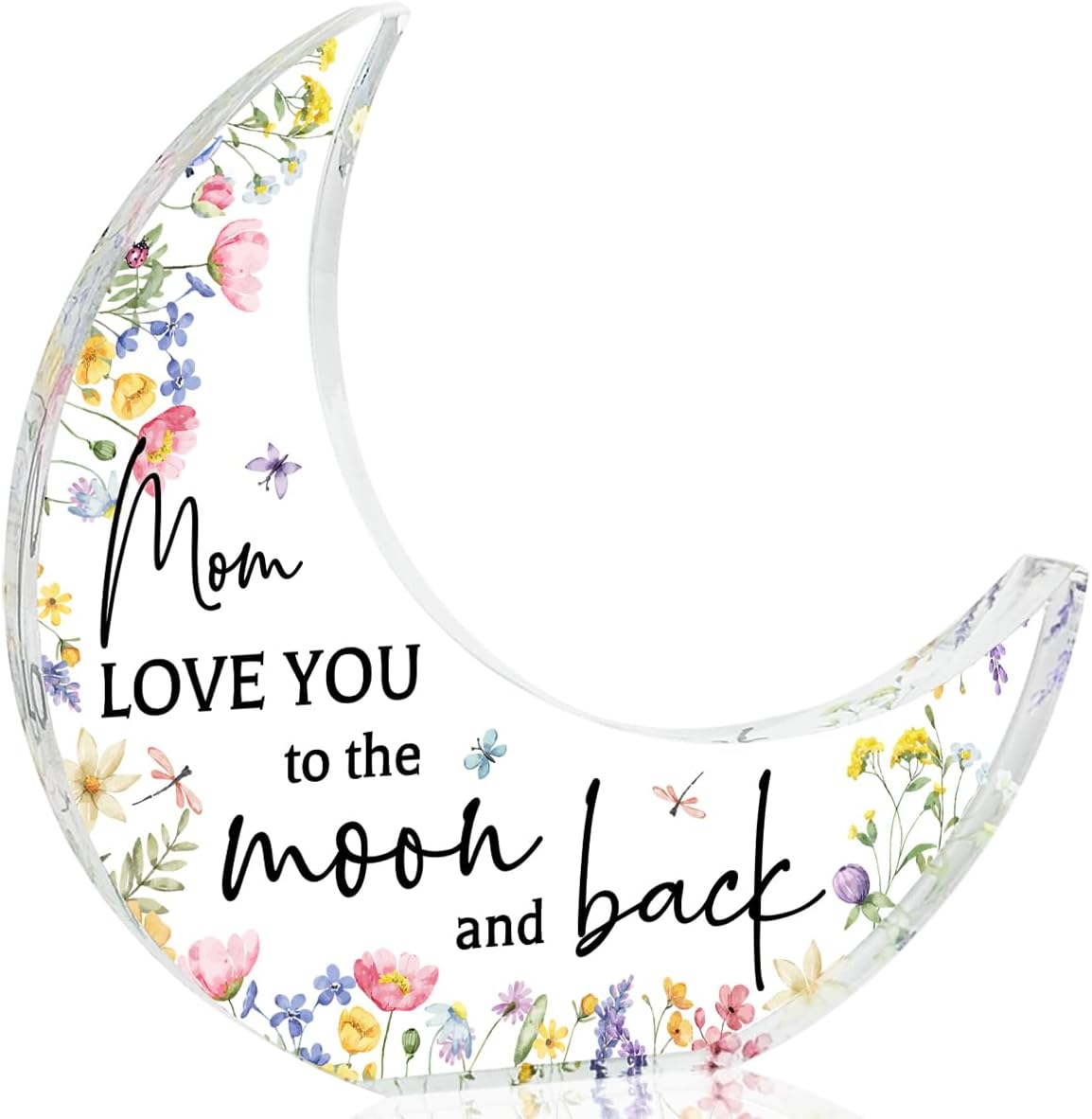 

Heartwarming Mother s Day Gift Acrylic Moon Table Sign Best Mom Ever Present from Kids Birthday Keepsake Home Party Decoration