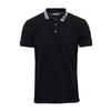 Men's Short-sleeved Polo Shirt with Logo and Piping BILL TORNADE