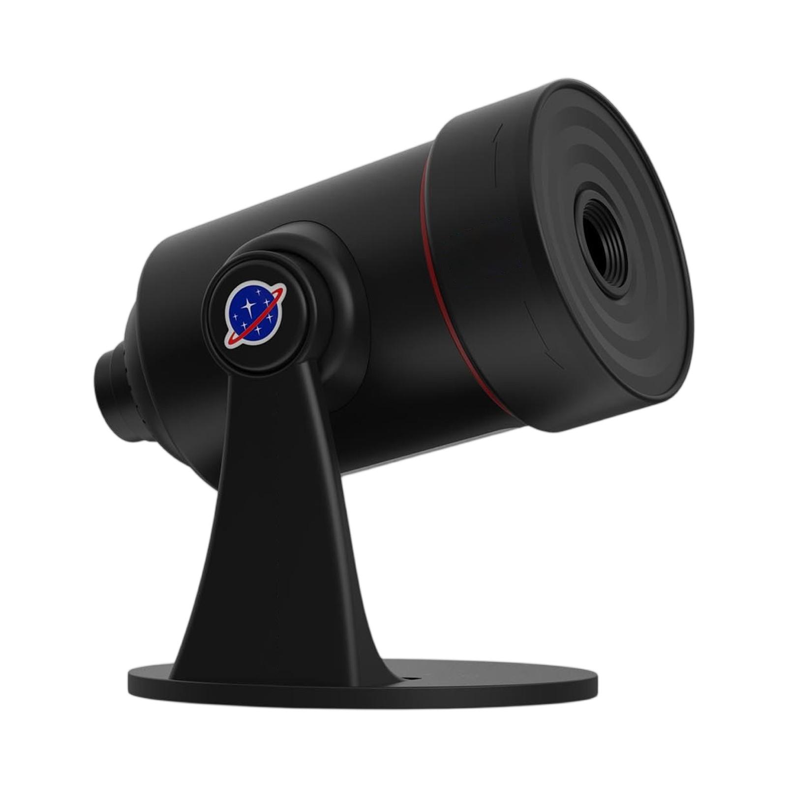 

Проектор звезд в форме телескопа – Многорежимный окружающий свет, помощь для сна, декоративная лампа, подарок One Size чёрный