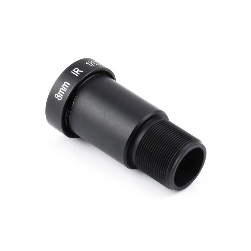 M12 High Resolution Lens, 12MP, 69.5° FOV, 8mm Focal Length, Compatible with Raspberry Pi High Quality Camera M12