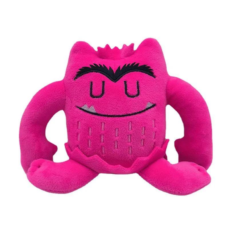 6 st söta färgglada monster gosedjursdockor set mjuka fyllda djur känslor leksaker för barn födelsedagspresenter