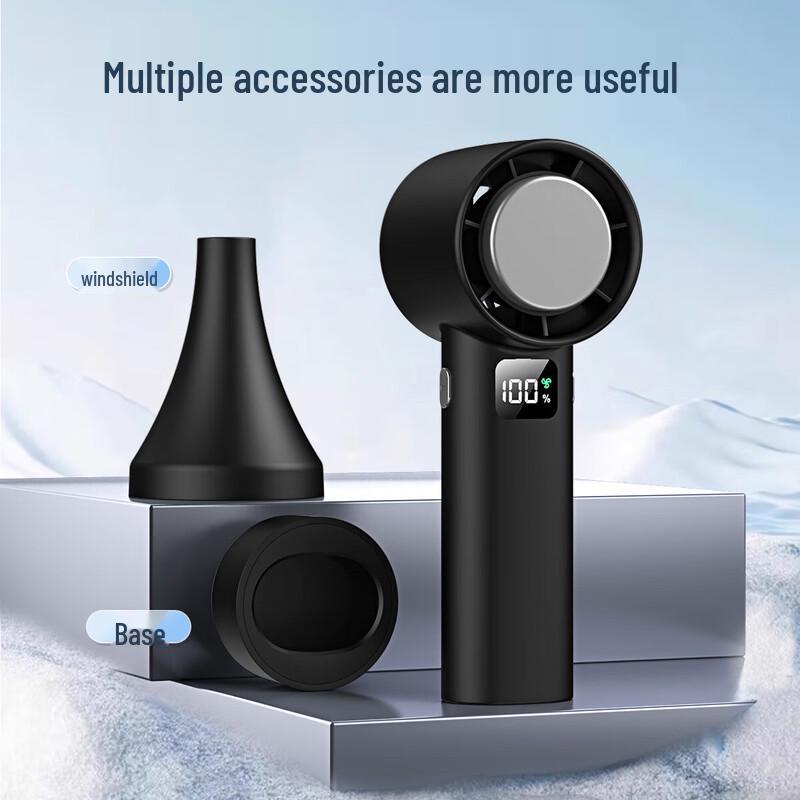 Portable High-Speed Digital Handheld Fan