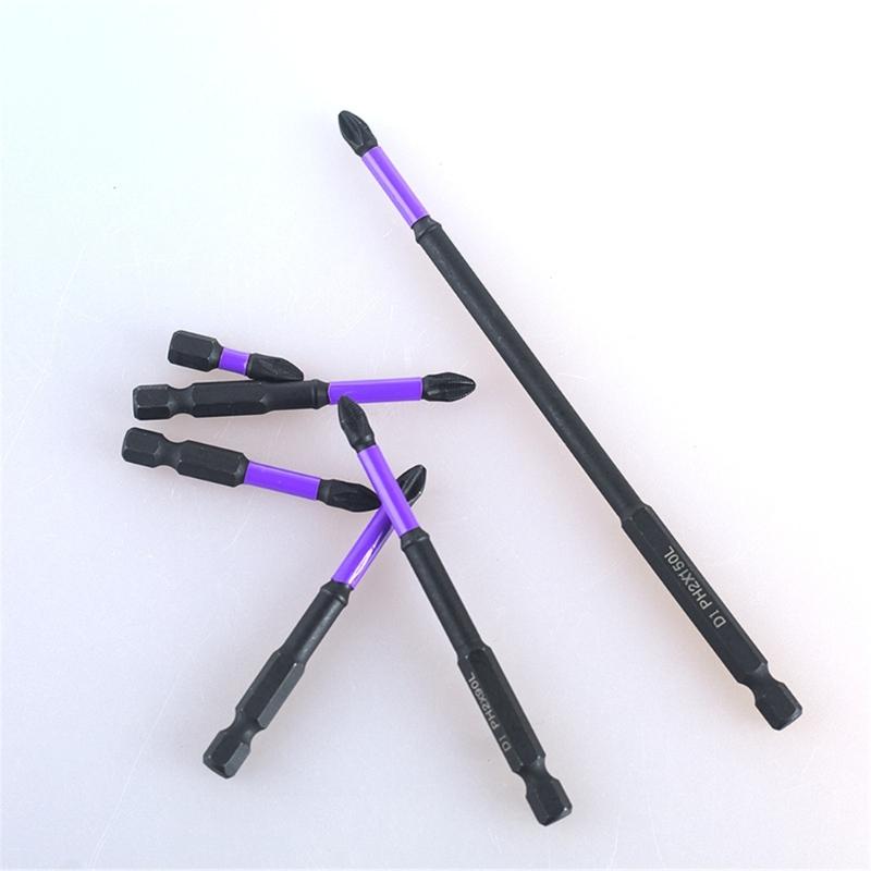 Impact Driver Bit Set Magnetic Screwdriver Bit for Efficient Screw Handling in DIY and Professional Projects