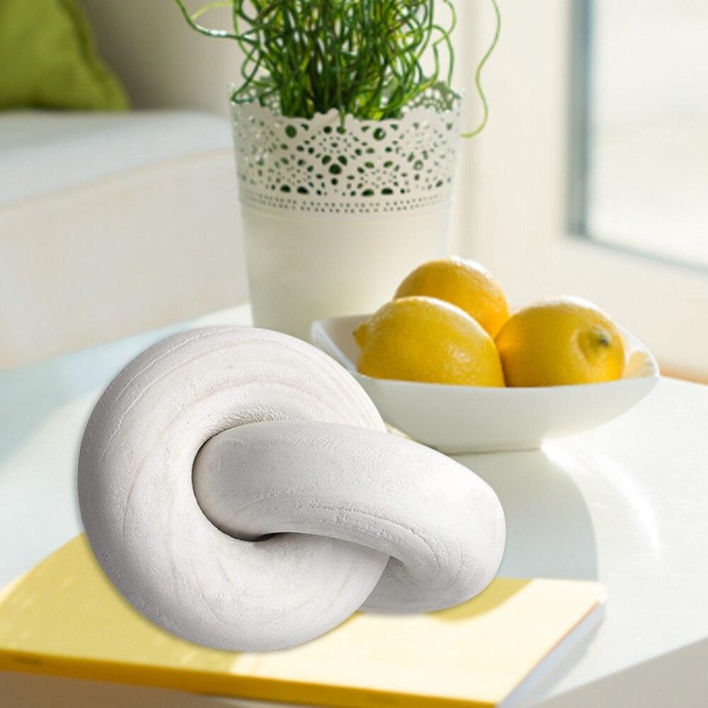 Handmade Wood Chain Decoration for Living Room Farmhouse Coffee Table Decor Living Room Decor Fireplace Shelf Decor