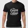 Ich komme zur Hütte Shirt Lustig Seeurlaub Sommerausflug T-Shirt
