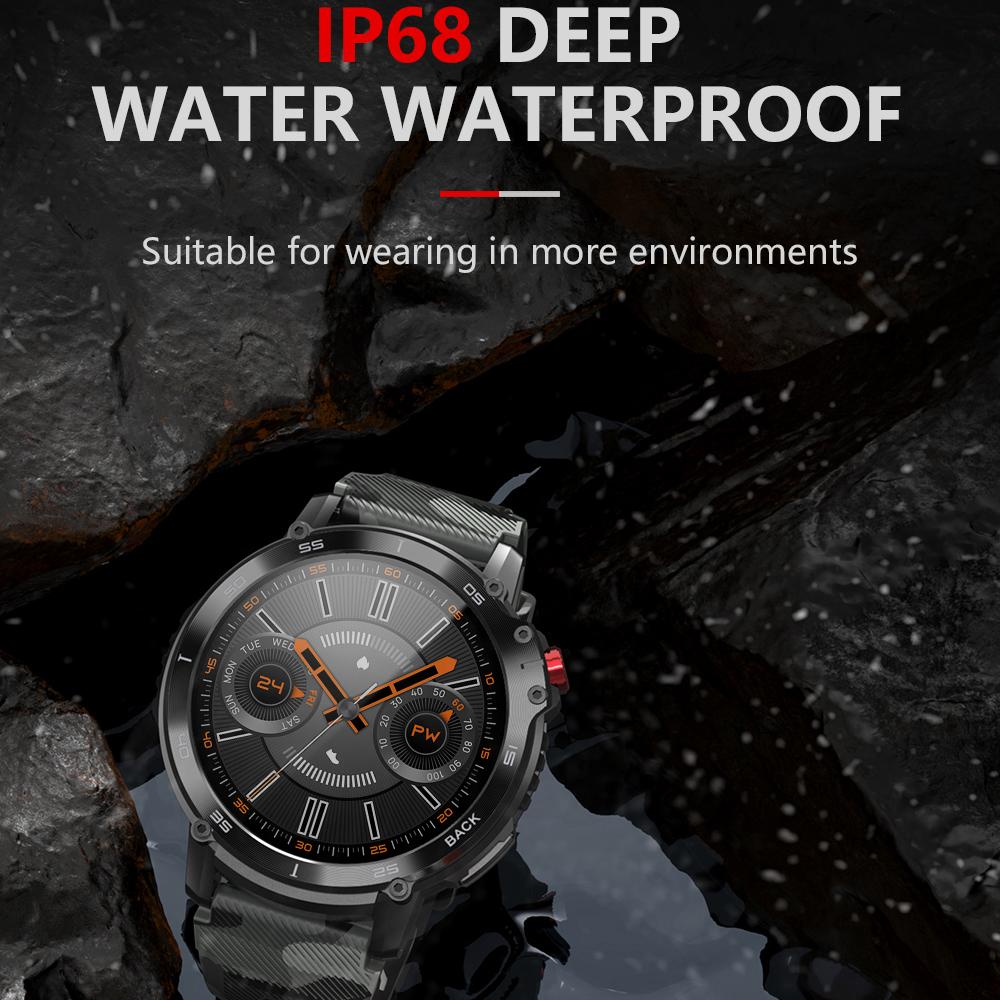 Smart Watch Men 4g Rom 1g Ram Blue Tooth Call 400mah Sports Watches Ip68 Waterproof C22 Smartwatch 1.6 Inch 400*400 Hd