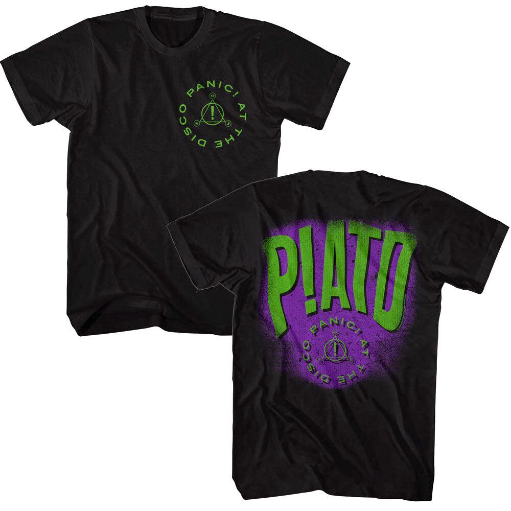 Panic At the Disco Neon Warped Logo Men T Shirt XXXXL
