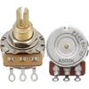 FLEOR 2pcs A500K Audio Pots 19mm Long Split Shaft Guitar Potentiometer, 24-Spline