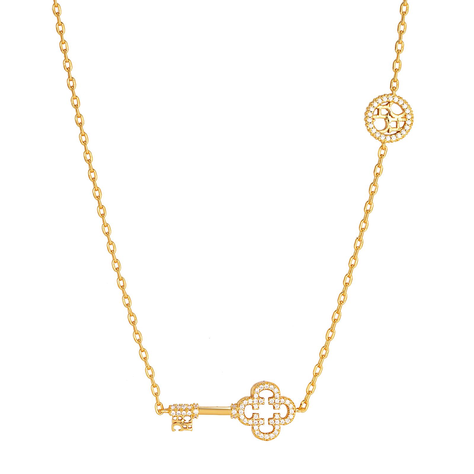 CHHC Women s Light Luxury Zircon Choker - Elegant, Trendy Pendant for Middle Eastern Style