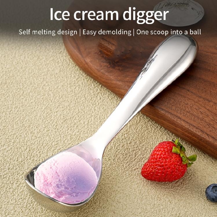 Practical Melon Baller Fruit Digging Tool Stainless steels Ice Cream Spoon Watermelon Fruit Dessert Spoon Enduring