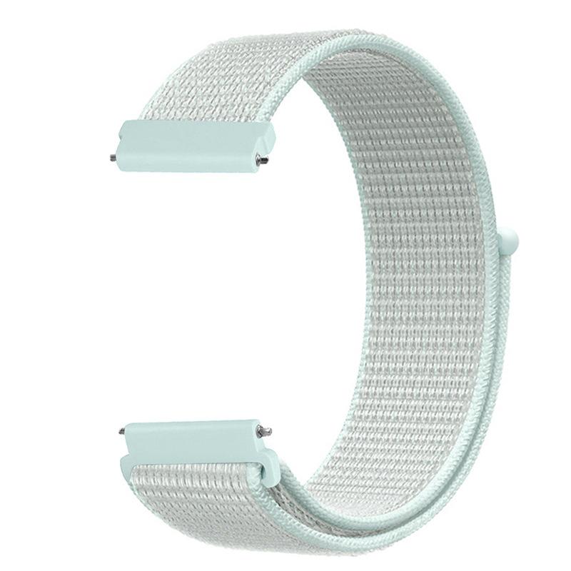 20mm 22mm Nylon Loop Band for Samsung Galaxy Watch 7/6/Classic/5/4/3/Gear S3 Wristband Huawei Watch 4/GT-2-3-Pro/Amazfit GTR/GTS