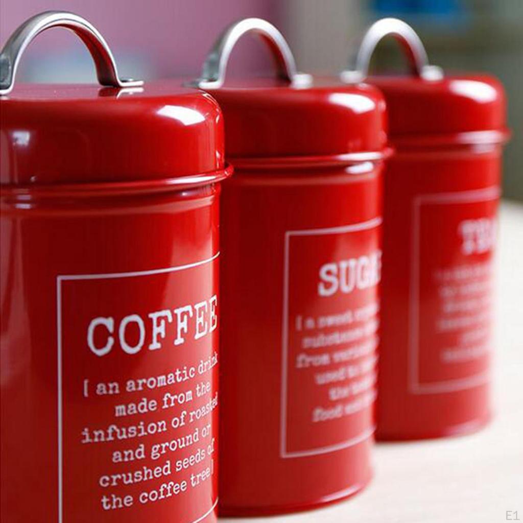 And Sugar Kitchen Storage Canister Jar Pot Container Can