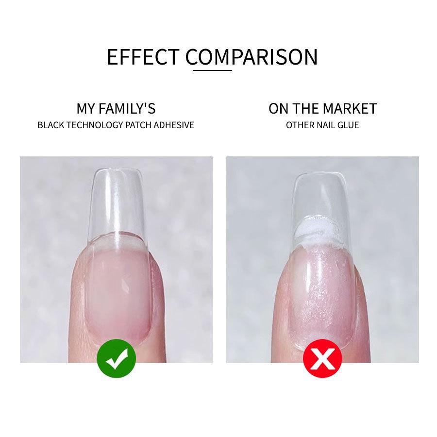Professional Salon-Grade Nail Extension Glue Nail Art Solid Glue Adhesive In Tube for Press-On Nails Acrylic & Tips
