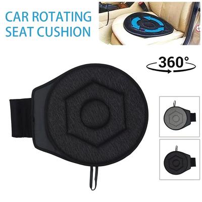 Car Seat Cushion 360° Rotating Car Seat Pad Anti-slip Universal Mobility Aid Chair Seat Breathable Pad for Vehicle Auto Car Seat