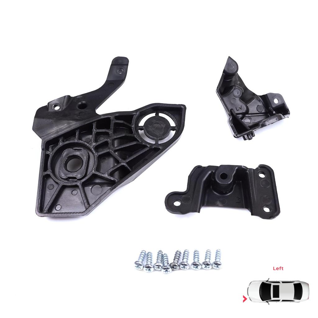 BHL581-1 Headlight Holder Mount Repair Bracket Tab Set Left Side for Peugeot 208 E-208 MK2 P21 2008 E-2008 MK2 P24 2019-On