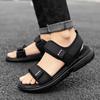 Mens Sandals Fashion Casual Sport Sandals Summer Open Toe Sandalias Non-Slip Beach Sandals for Men Flat Sandal Sandalias Hombre