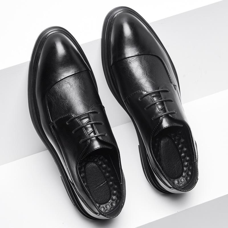 High-end Men's Leather Shoes Trend Dress Shoes for Men Oxfords Luxury Bridegroom Wedding Party Shoes Male Suit Oxford Footwear