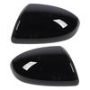Black Rearview Mirror  Side Mirror Cover Side Mirror Cover Plastic Weather Resistant Exterior Rearview Mirror Cover  Black