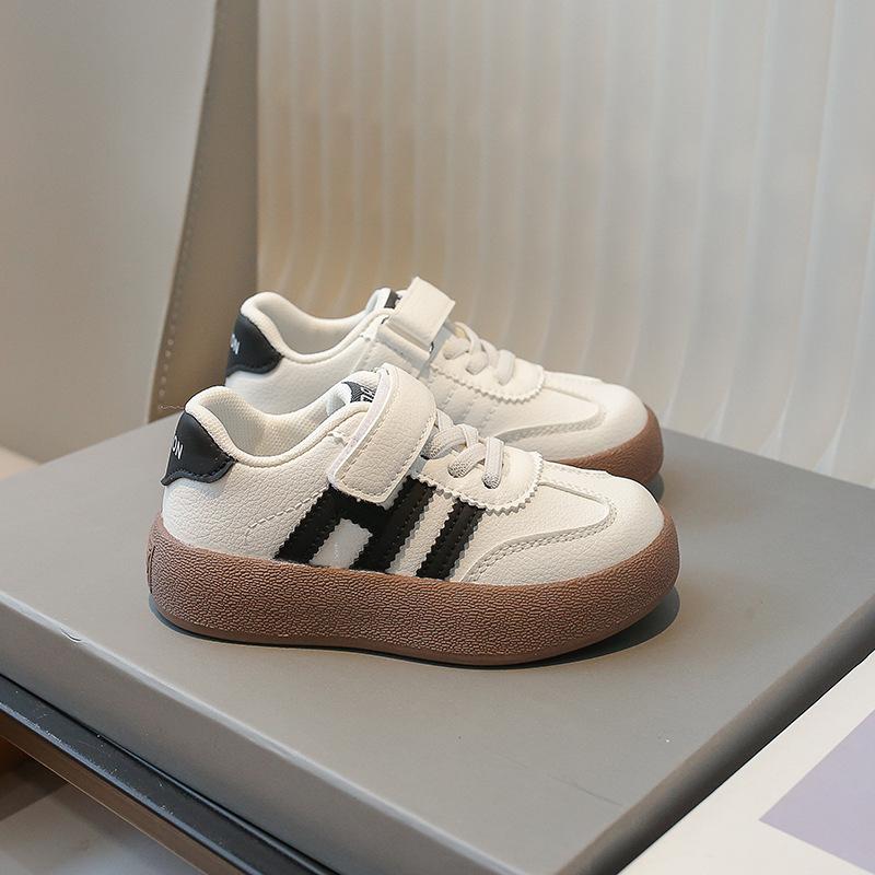 Unisex Kids Boys Girls Simple Style Low Top Thick Sole Casual Sports Sneakers