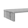 Dual Monitor Stand Gray Sonoma 100 X 27 X 10 Cm Particleboard