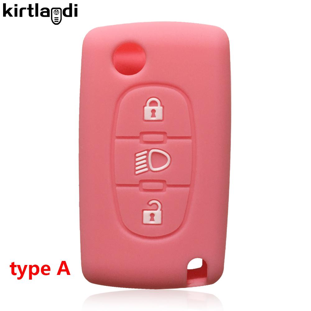 For Fiat Scudo for Opel Combo for Peugeot Rifter 2020 207 208 307 308 407 408 5008 308SW 2008 for Citroen C4 Key Cover Case Skin