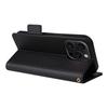 For iPhone 16 Pro Case with Wrist Strap Litchi Texture PU Leather Wallet Phone Cover