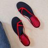 Sheepskin Version~ French Round Head Cover Toe Pinch Sandals Women's Summer Thick Heel Wedge Herringbone Cool Slippers Outside