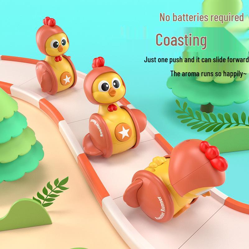 Moe Chicken Baby Soothing Tumbler Toy - Educational and Drop-Resistant for Early Learning and Kindergarten Fun