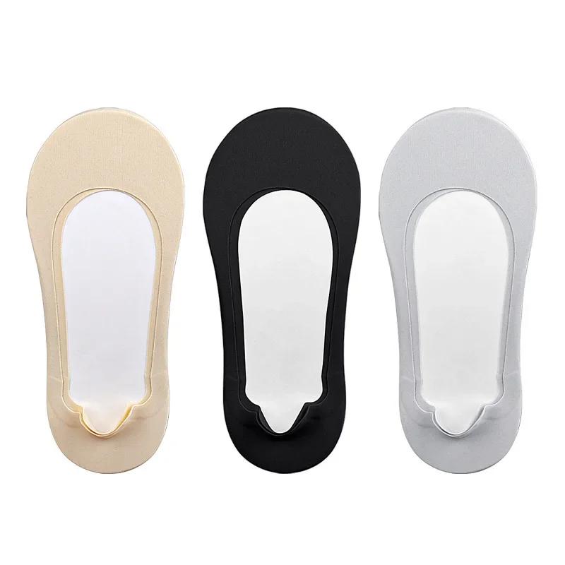Women Boat Sock Plantar Fasciitis Shoes Insole Socks Insoles for Feet Shock Absorbing Shoe Sole Invisible Non Slip Shoe Pads