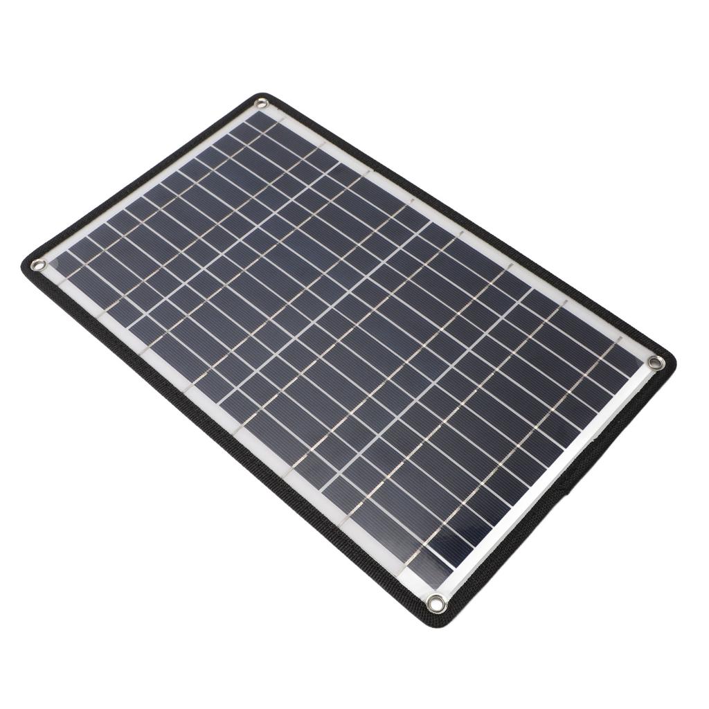 12W 5V Tragbares Solarpanel Effizientes Dual-USB-Solarpanel-Ladegerät für Mobiltelefon Notlicht Solarpumpe