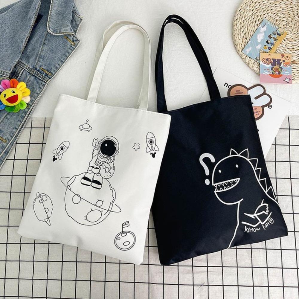New large-capacity women's shoulder handbag Oxford cloth gift bag cute