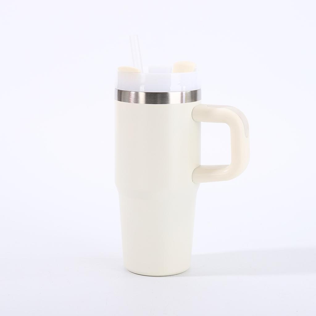 14oz Reisebecher mit Griff 304 Edelstahl doppelwandig isolierter Becher für das Auto