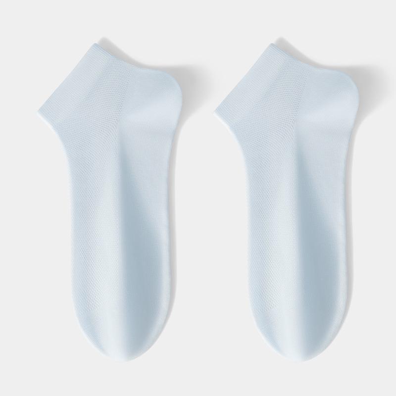 100% Cotton Women's Mesh Mid-Calf Socks - Antibacterial, Thin, Summer Style