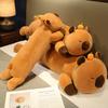 Non-Toxic 80-120Cm Cartoon Capybara Stuffed Plush Toys Lovely Soft Long Capibara Sleeping Pillow Cushion Dolls Children Birthday Women Gift