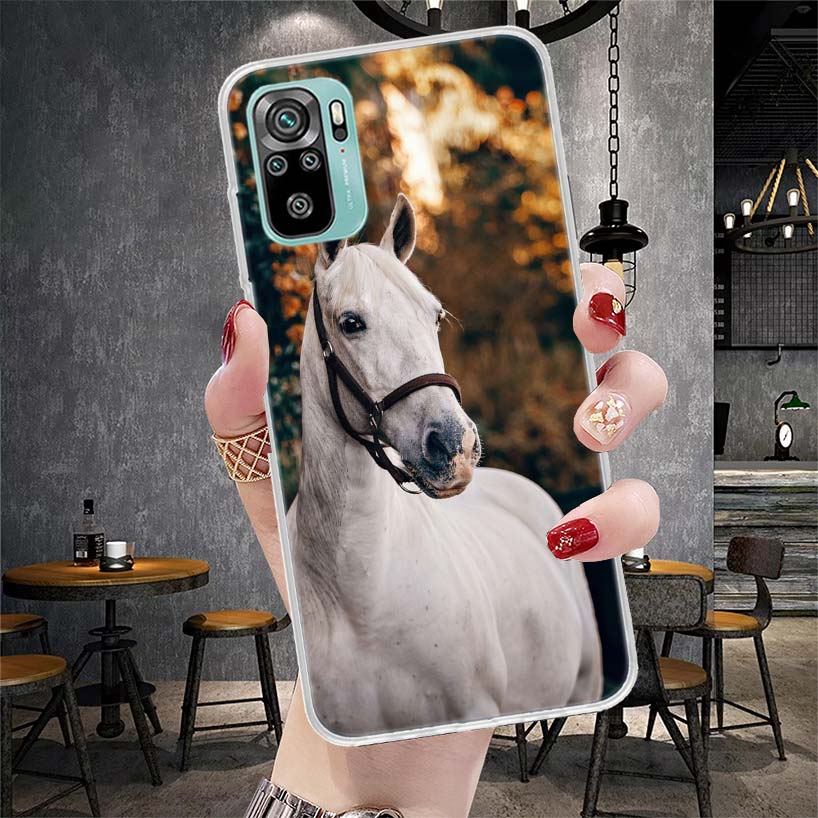 Horse Great Beauty Galloping Soft Phone Case For Xiaomi Redmi Note 15 14 14S 13 12 Pro Plus 12S 11 11S 11E 10 10S 11T 5G Fundas