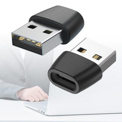 Typ-C-auf-USB-Konverter, Quick Charge 3.0, 480 Mbit/s, Datenunterstützung für Smartphones, Tablets und mehr