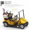 1 36 Scale Golf Cart Model With Pull Back Action For Desktop Display And Collectible