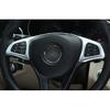 Cover Trim Steering Wheel Button Frame For Benz C-Class W205 Matte Silver 15-18