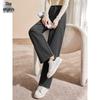 Her Enjoy Women's High-Waist Straight Wide-Leg Wool-Blend Pants