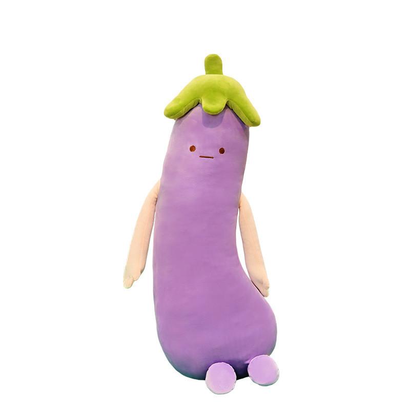 Vegetable Cartoon Pillow Banana Eggplant Plush Body Pillow For Girls And Boys