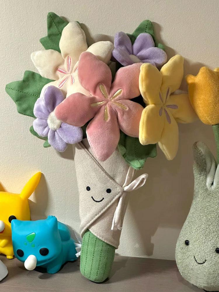Plush Doll Bouquet: Graduation, Birthday, or Mother's Day Gift for Girlfriend, Mom, Teacher, or Nurse