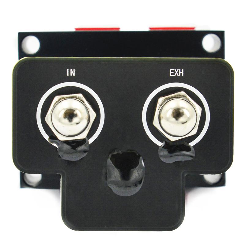 200PSI Elektromagnetický ventil Rozdělovací ventil vzduchového podvozku Sada dvou elektromagnetických ventilů s bezdrátovým dálkovým ovládáním pro motocykl