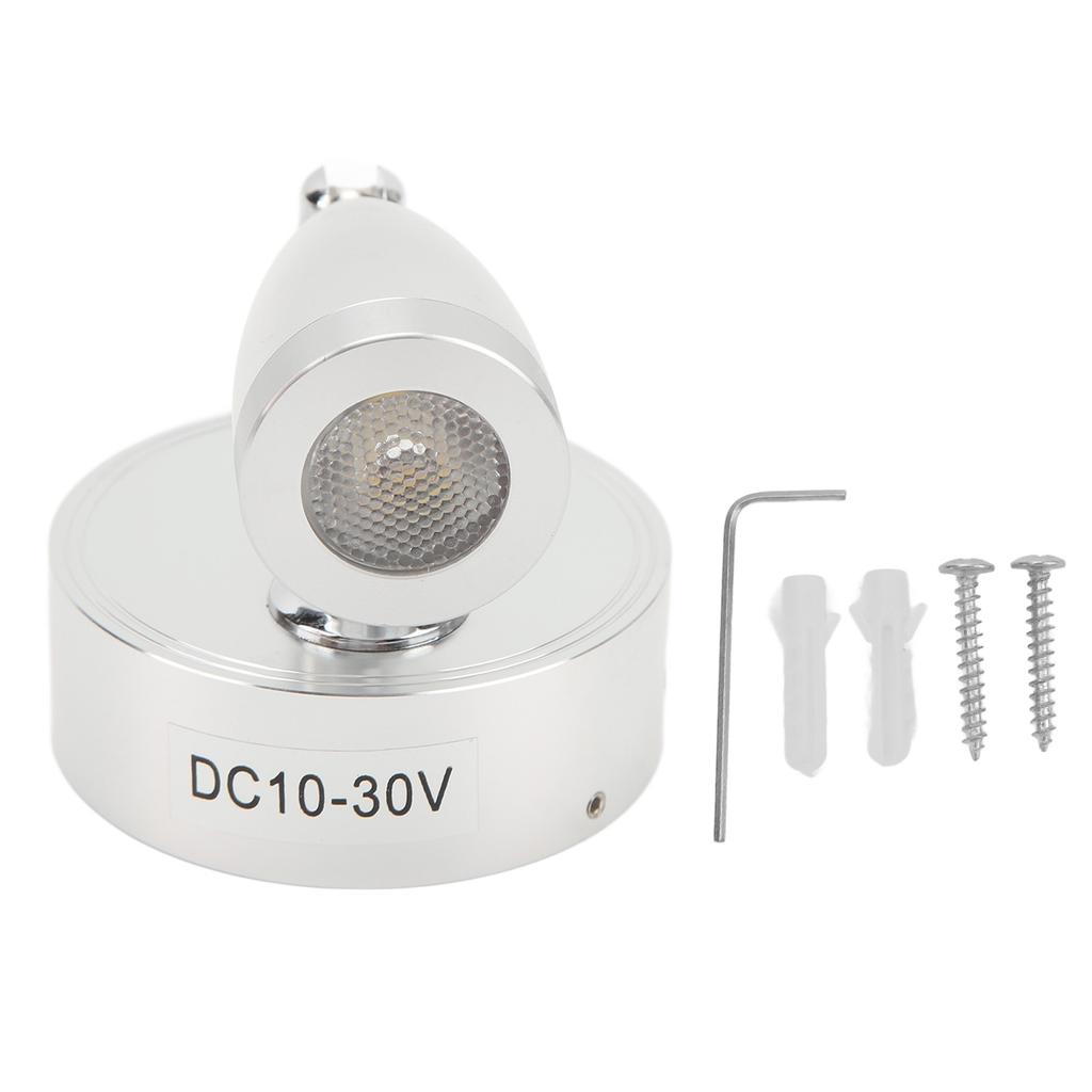 RV Reading Light LED Indoor Bedside Lamp Boat Yacht 3 Adjustable Light Color Touch Lamp DC10 to 30V