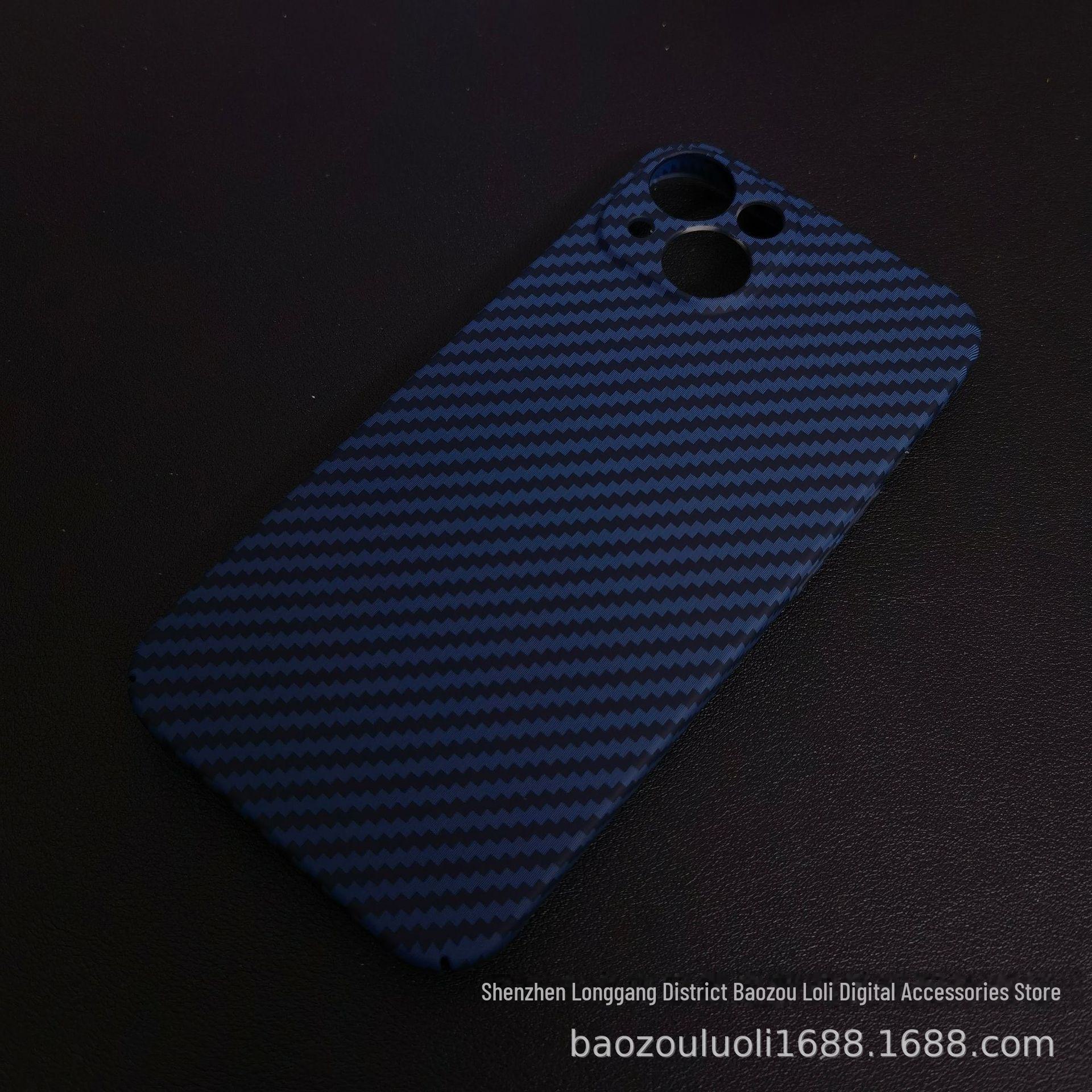 

Тонкий жесткий чехол из поликарбоната с текстурой из углеродного волокна для Apple 13ProMax, Huawei Mate40, Samsung ZFold3. iPhone 15 Pro Max