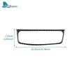 Real Soft Carbon Fiber Sticker For Opel Corsa 2007 2008 2009 2010 2011 2012 2013 2014 Car Central Control Outlet Time Screen