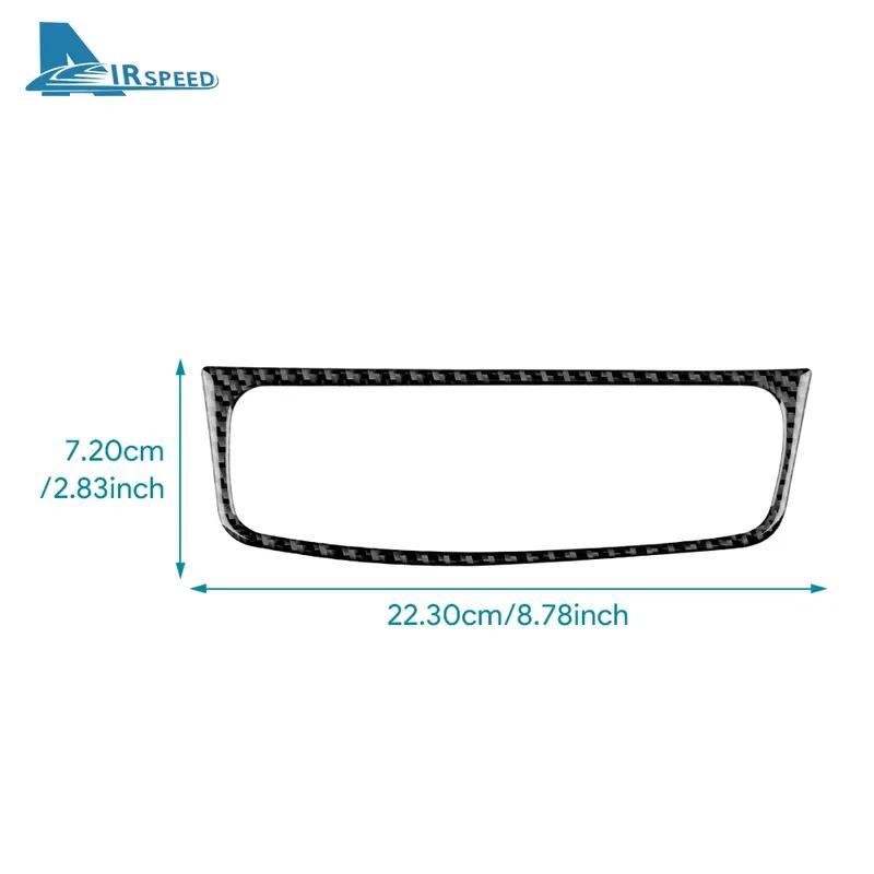 Real Soft Carbon Fiber Sticker For Opel Corsa 2007 2008 2009 2010 2011 2012 2013 2014 Car Central Control Outlet Time Screen