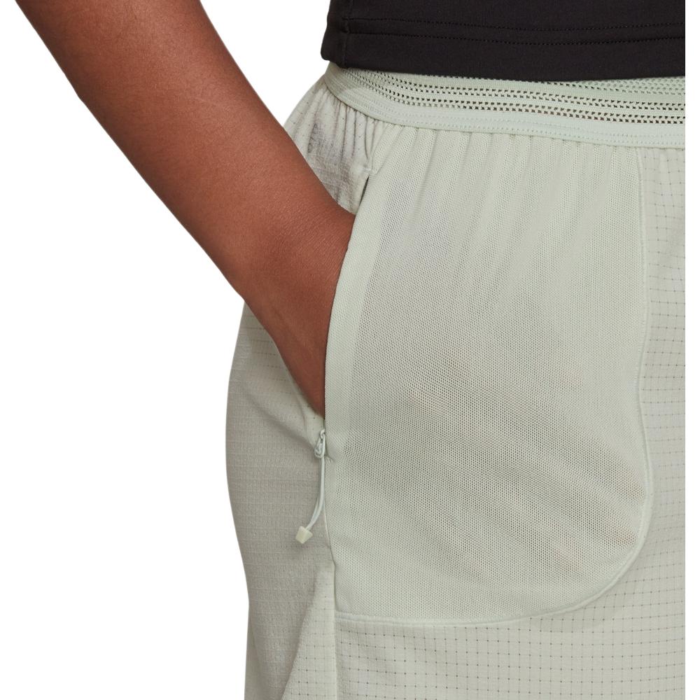 Adidas Casual Shorts Women's Linen Green Moderate HK4712