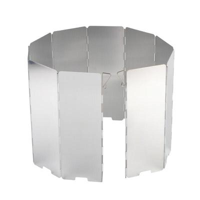 ZISIZ 10-Panel Foldable Aluminum Camping Stove Windscreen