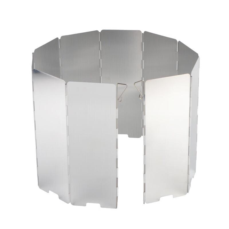 

ZISIZ 10-Panel Foldable Aluminum Camping Stove Windscreen