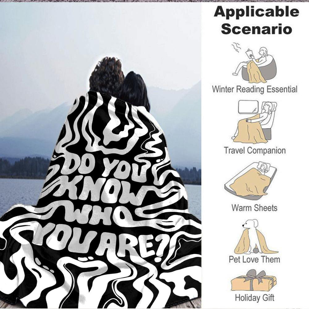 1pc Identity Exploration Blanket Warm,Perfect for Camping And Travel, Making It a Great Gift for Any Season Yy250904197